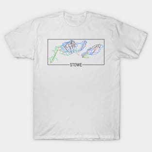 Stowe Trail Rating Map T-Shirt